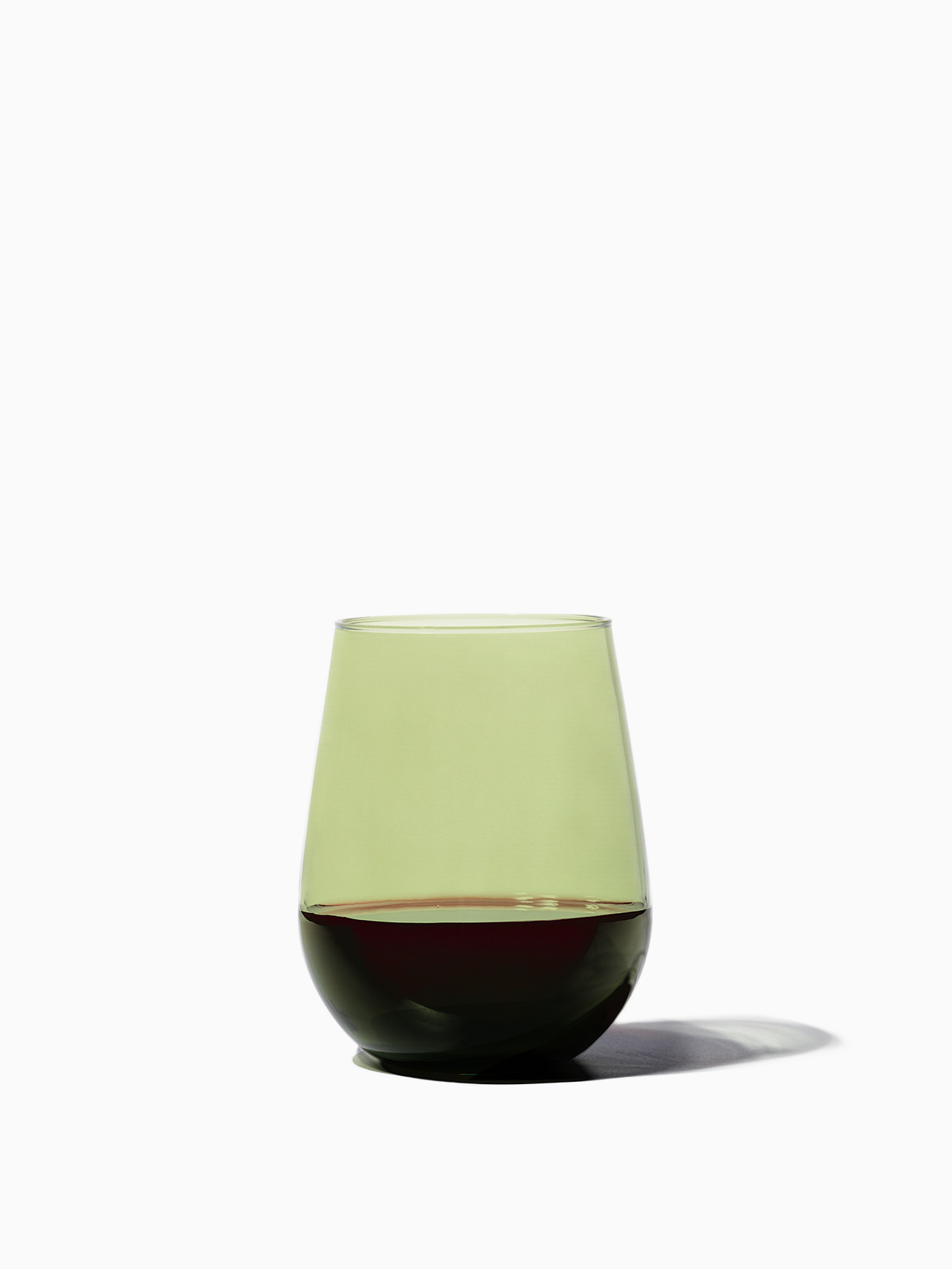 RESERVE 16oz Stemless Wine Color Series Tritan Copolyester Glass Moss、mySite、camillekostekn