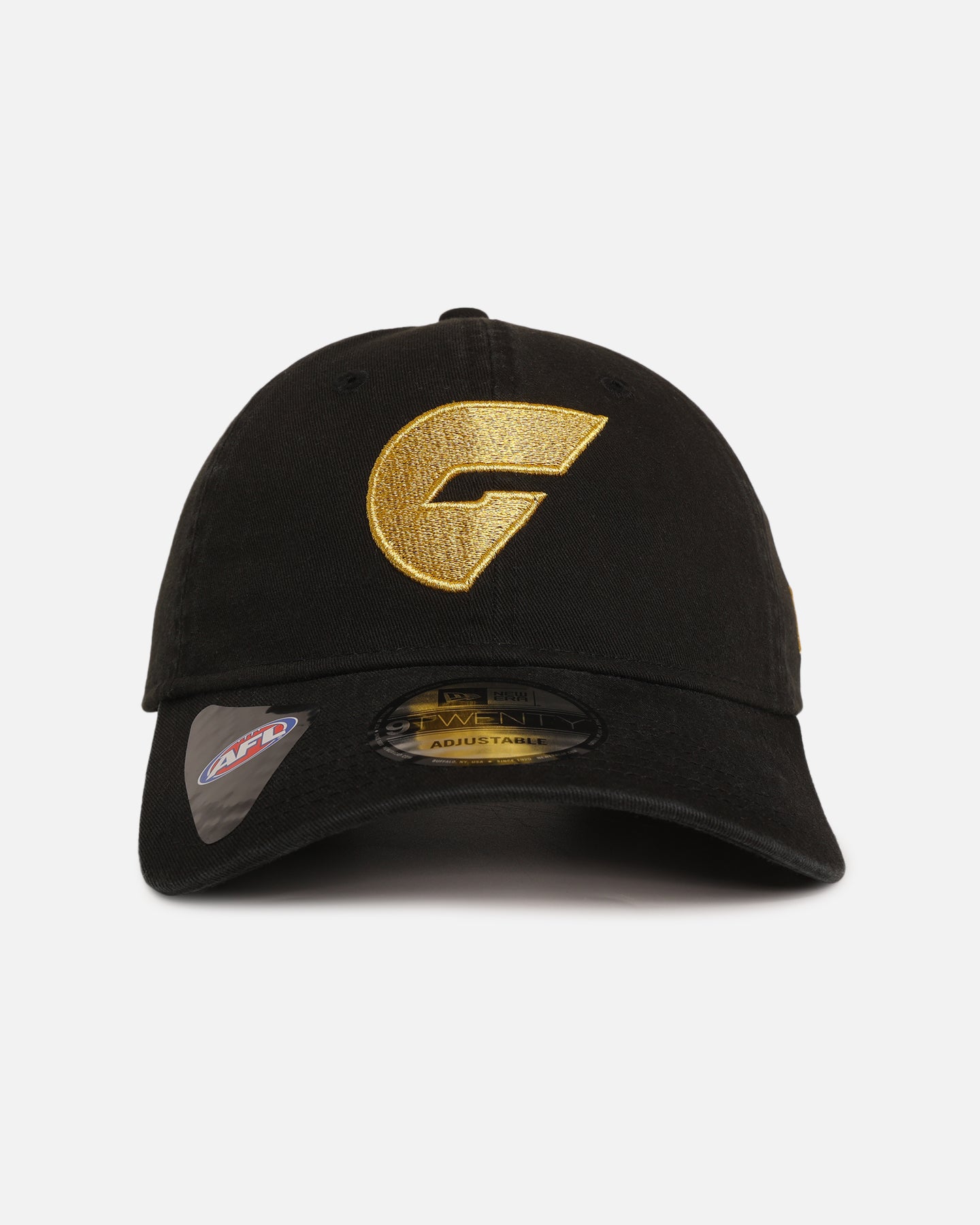 New Era Greater Western Sydney Giants 'AFL Black & Gold' 9TWENTY Strapback Black/Gold、mySite、zt4zffjzw