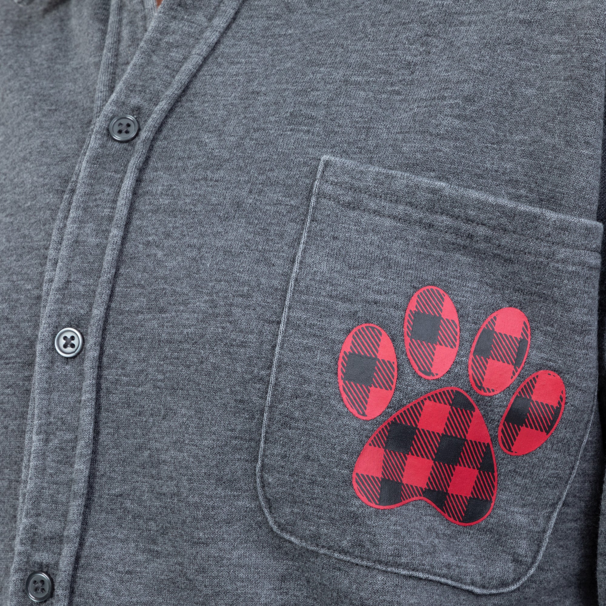 Paw Print Burnout Button Down Shirt、mySite、camillekostekn