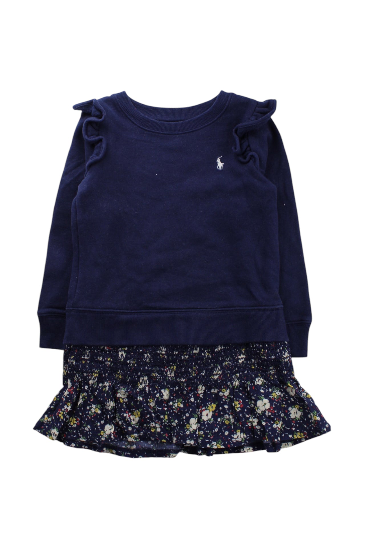 Polo Ralph Lauren Floral Sweater Dress - Size 4T、mySite、g9winljtr