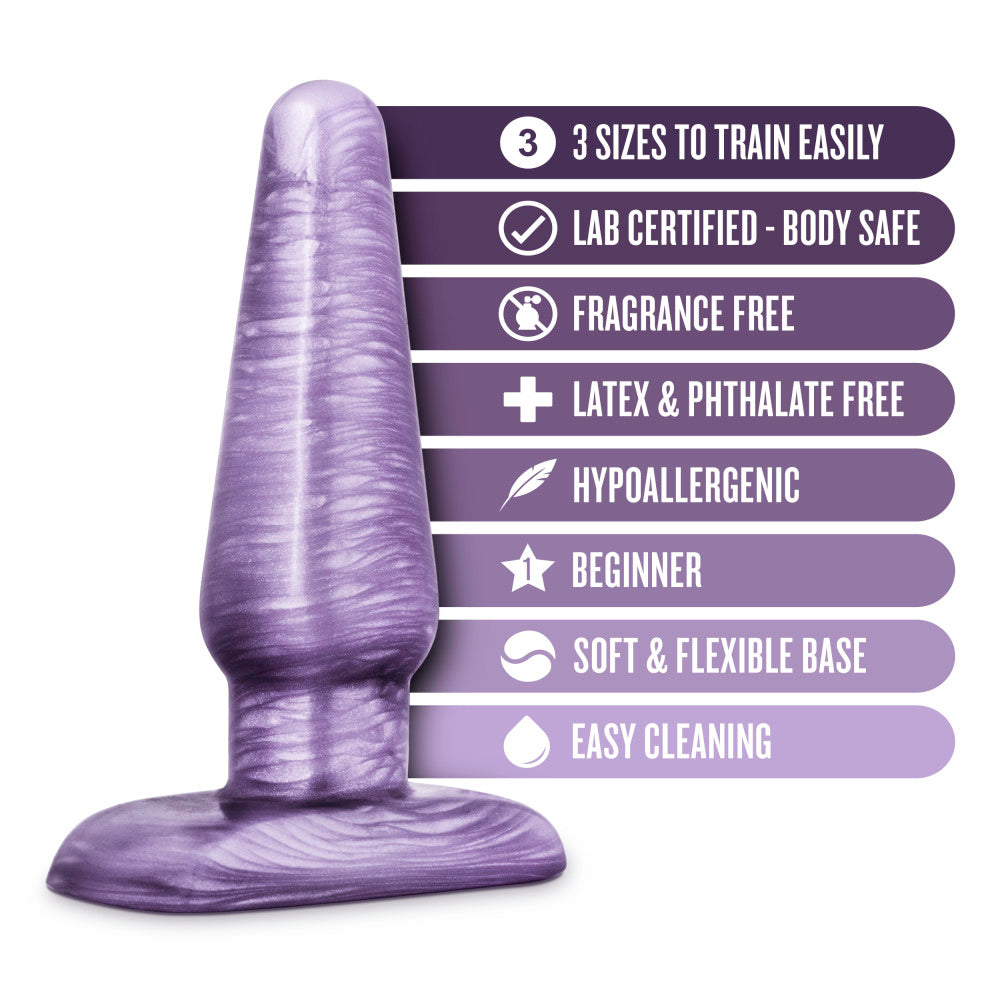 B Yours By Blush® | Trainer Kit Purple Swirl Anal Plug、mySite、bottomscart