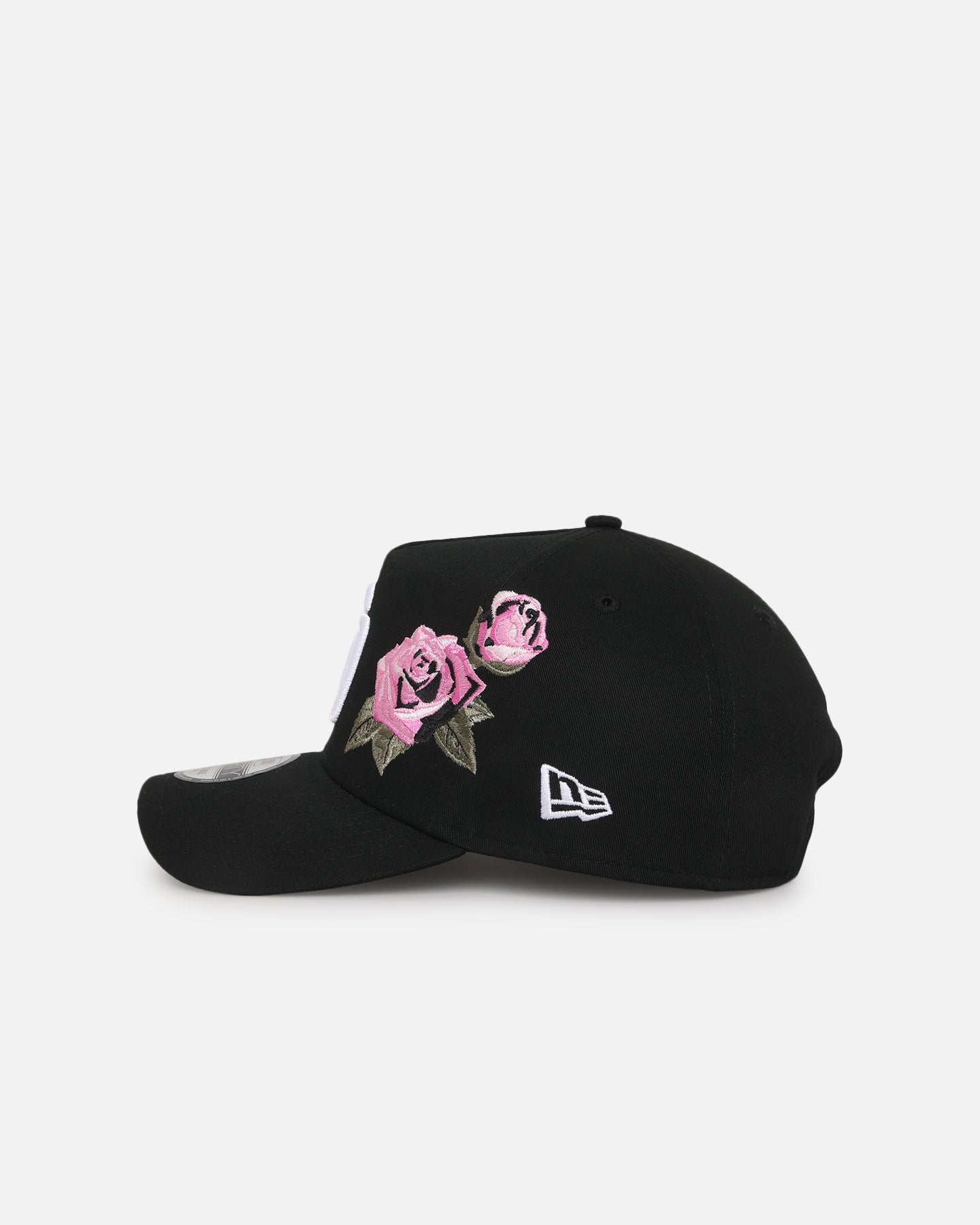 New Era San Diego Padres 'Pink Rose Embroidery' 9FORTY A-Frame Snapback Black/Pink、mySite、zt4zffjzw
