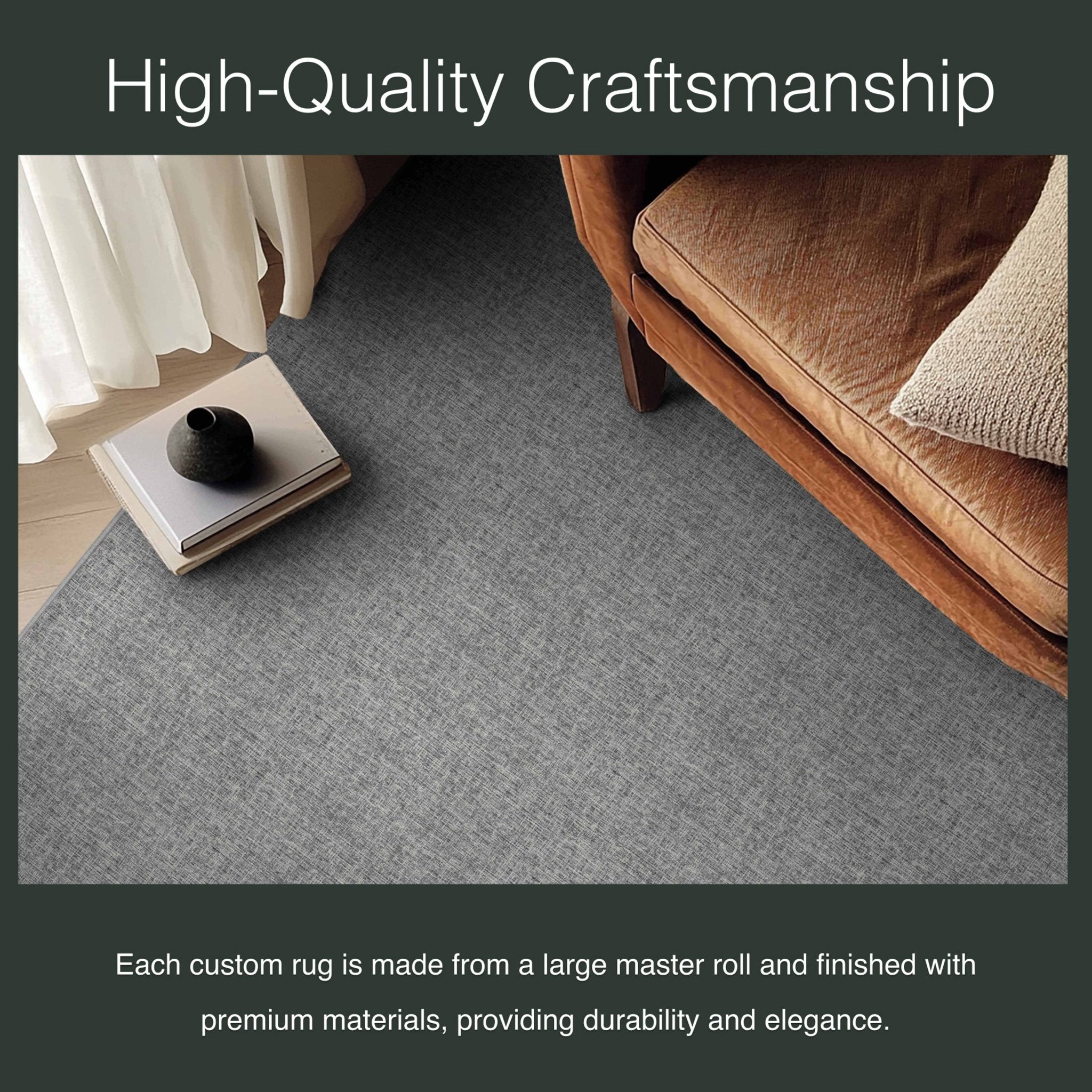 Wilfred Custom Rug - Monochrome Hatch , Low Pile, Easy Clean, Personalized Sizes、mySite、gigharbornorthrealestate
