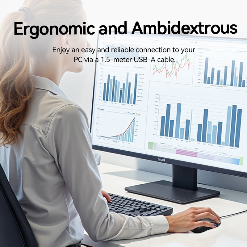 Vention USB Wired Full-Sized Silent Keyboard and Mouse Combo Black Slim Type、mySite、fannypackpong