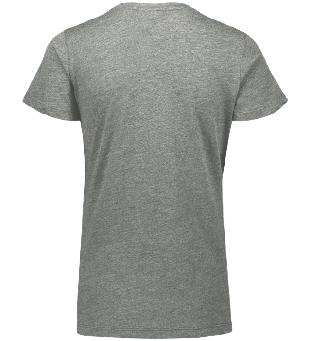 Augusta Women's Tri-Blend Tee - Grey Heather、mySite、noshort