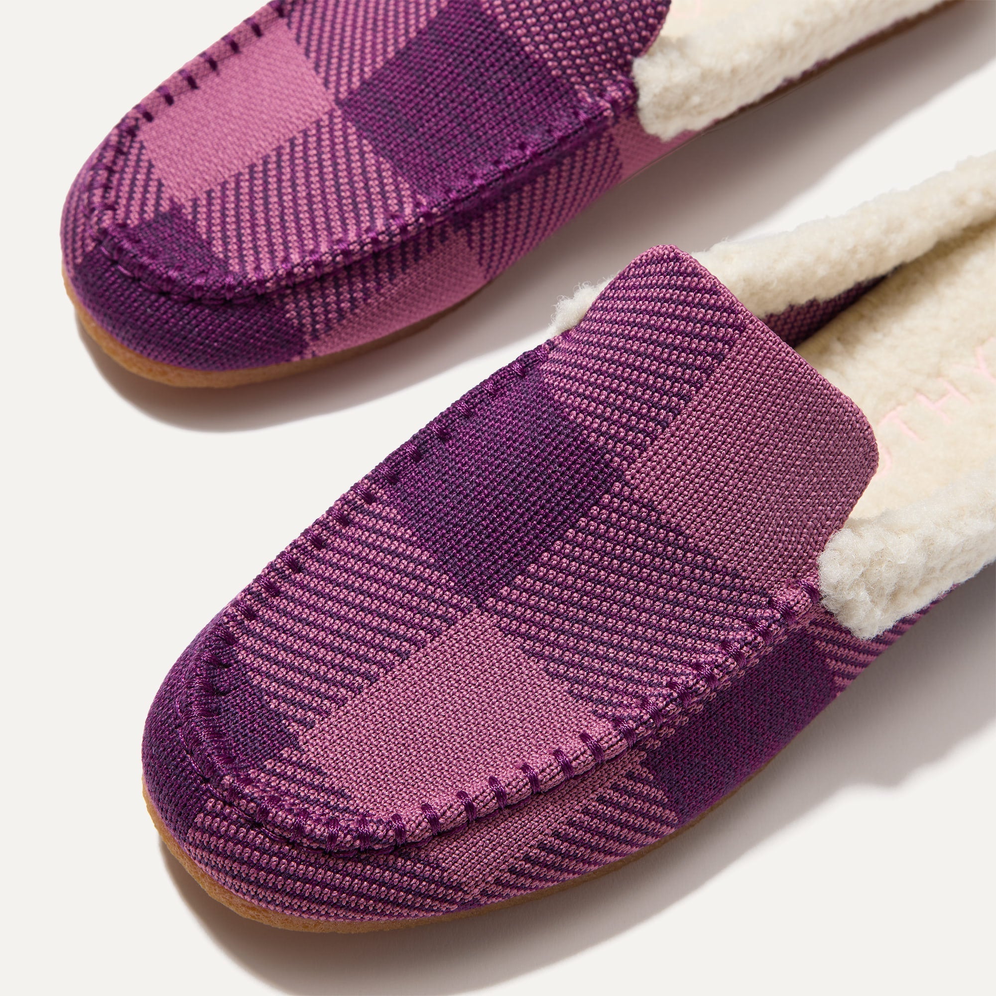  The Scuff Slipper - Mauve Buffalo Check、mySite、preschool7hills