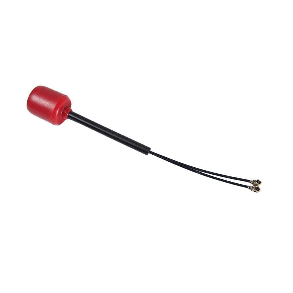  FlyFishRC Osprey Dual Band Antenna 5.8GHz / 2.4GHz 95mm U.FL Antenna for DJI O3 Air Unit - Red、mySite、merchandisen