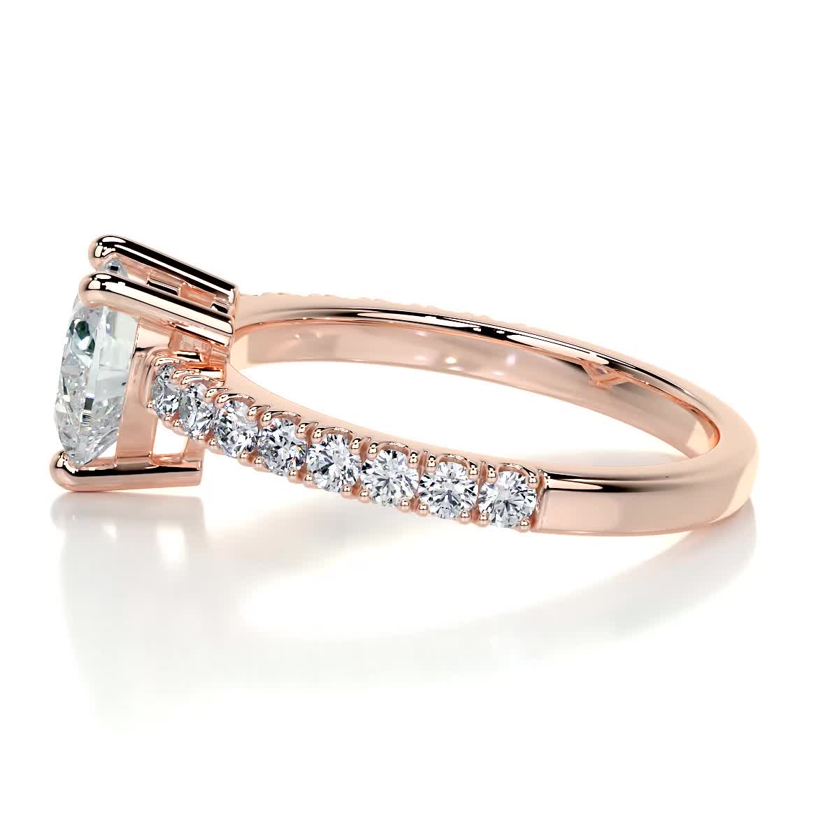 Audrey Diamond Engagement Ring -14K Rose Gold、mySite、hinf8tx79