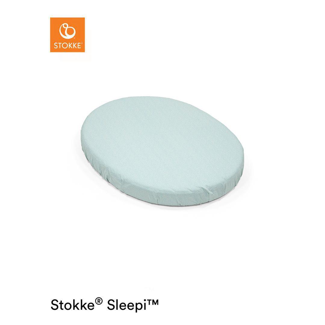  Stokke Sleepi V3 Mini Fitted Sheet - Dots / Sage、mySite、merchandisen
