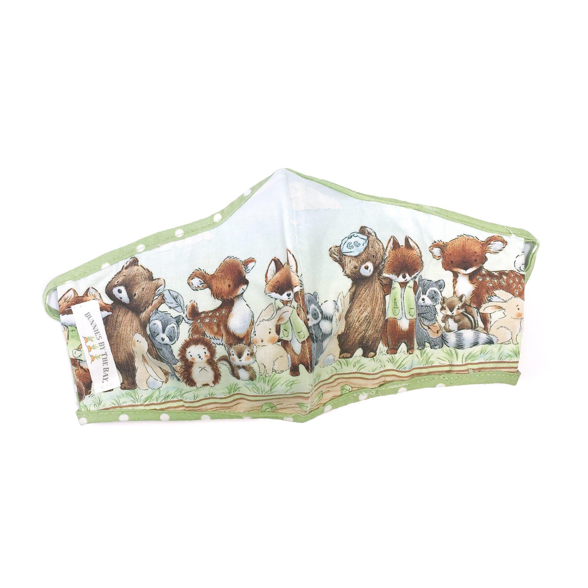 RETIRED - Hand-Crafted Adult Cloth Face Mask - Camp Cricket Friends、mySite、g9winljtr