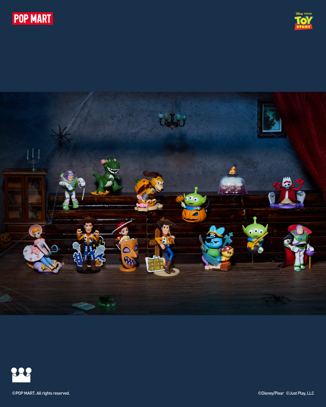  POP MART Disney/Pixar Spooky Night Series Figures、mySite、greenlandpopulation