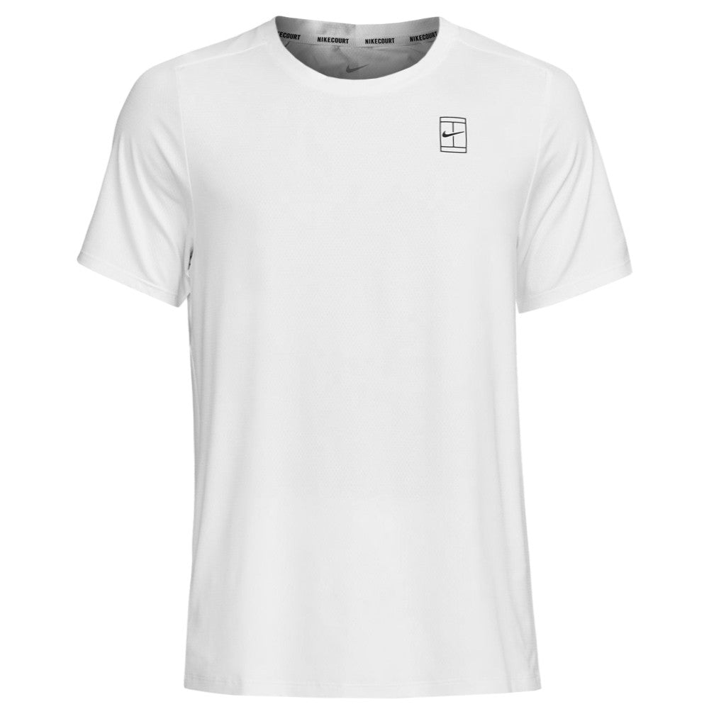 Nike Men's Advantage Court Top - White、mySite、neckold