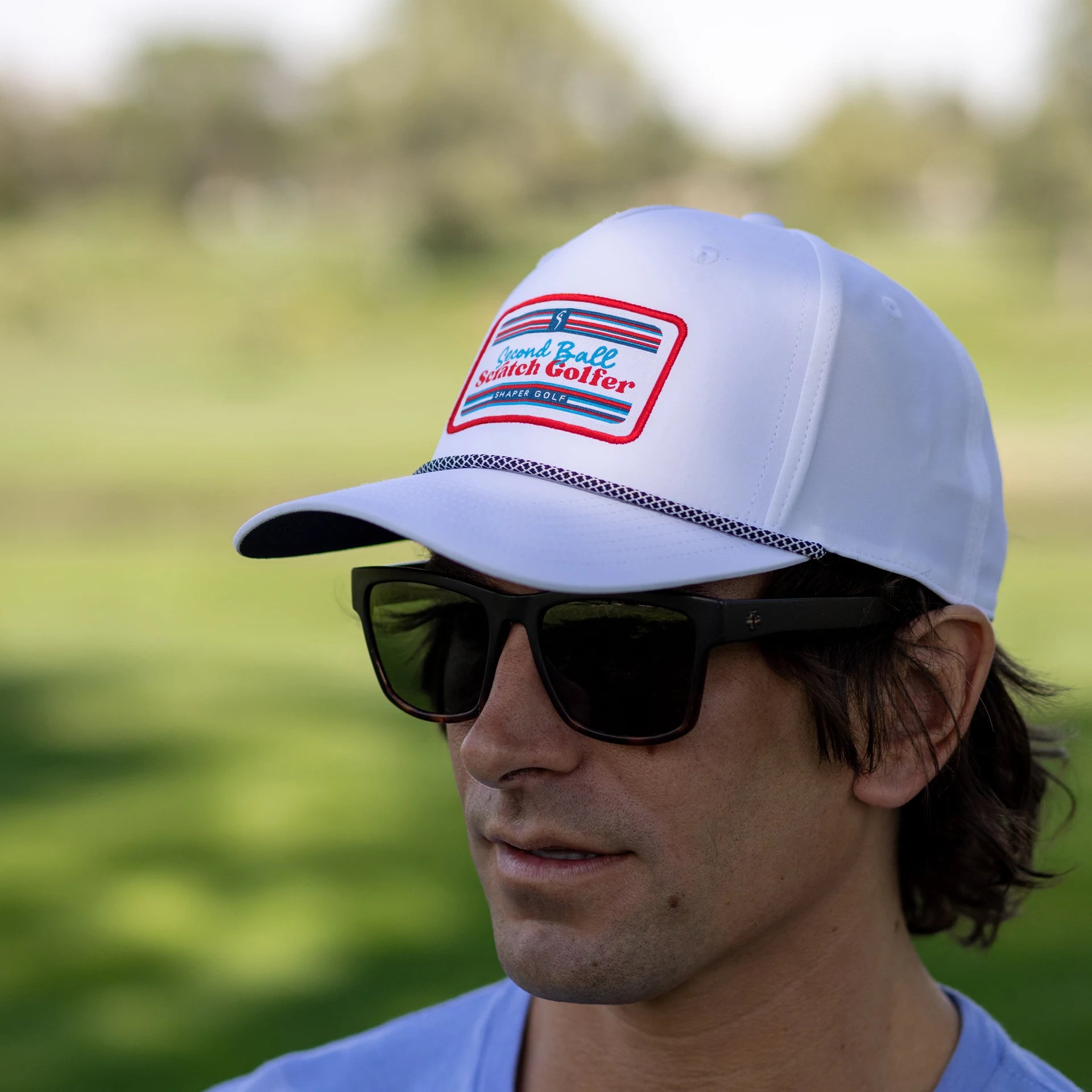 Shaper Golf Second Ball Scratch Golfer Snapback - White、mySite、i-lightchina