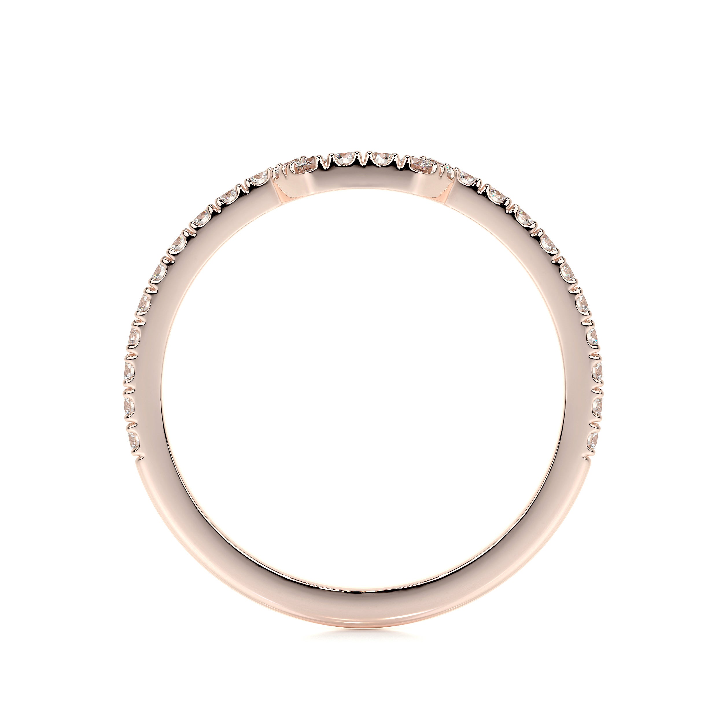 Luna Lab Grown Diamond Wedding Ring (0.30 Carat) -14K Rose Gold、mySite、hinf8tx79