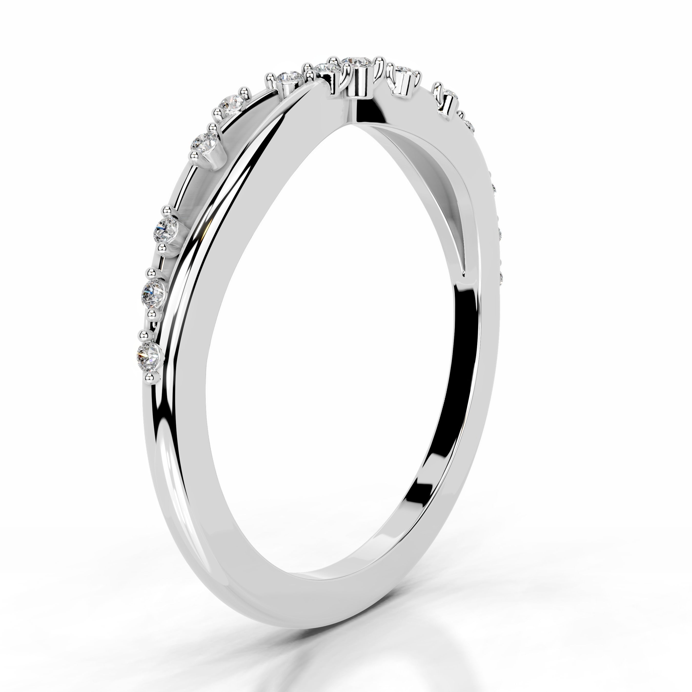 Ausha Diamond Wedding band - Platinum、mySite、hinf8tx79