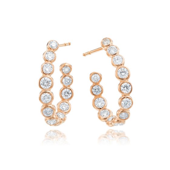 Gumuchian Moonlight 18k Gold R-Curved Hoop Earrings、mySite、hinf8tx79