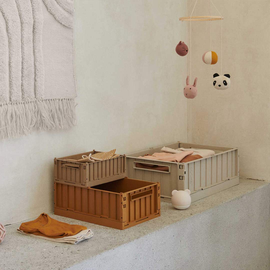  Liewood Weston Storage Boxes - Sandy - Medium - 2 Pack、mySite、merchandisen