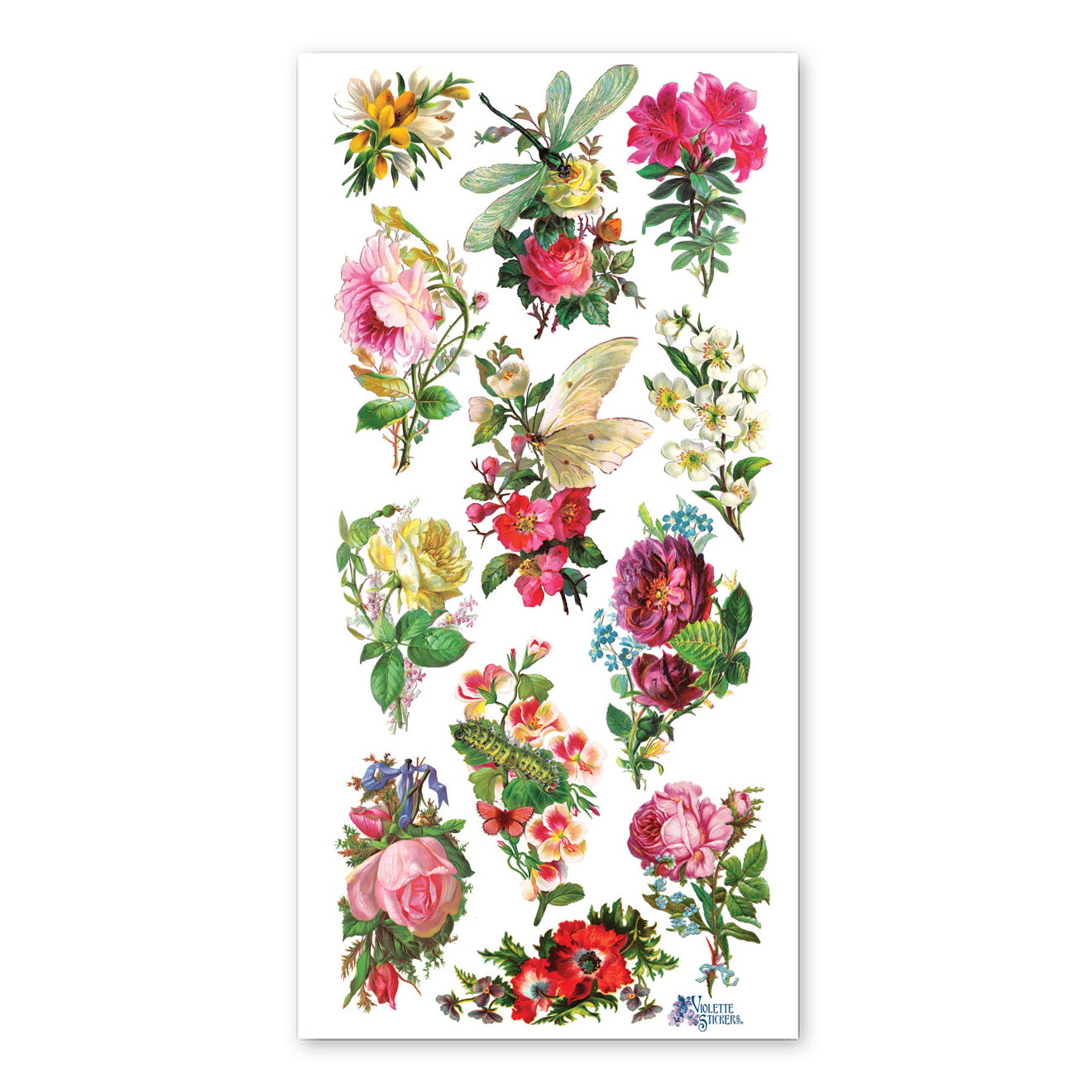  Dragonfly Roses Stickers、mySite、ghnorth