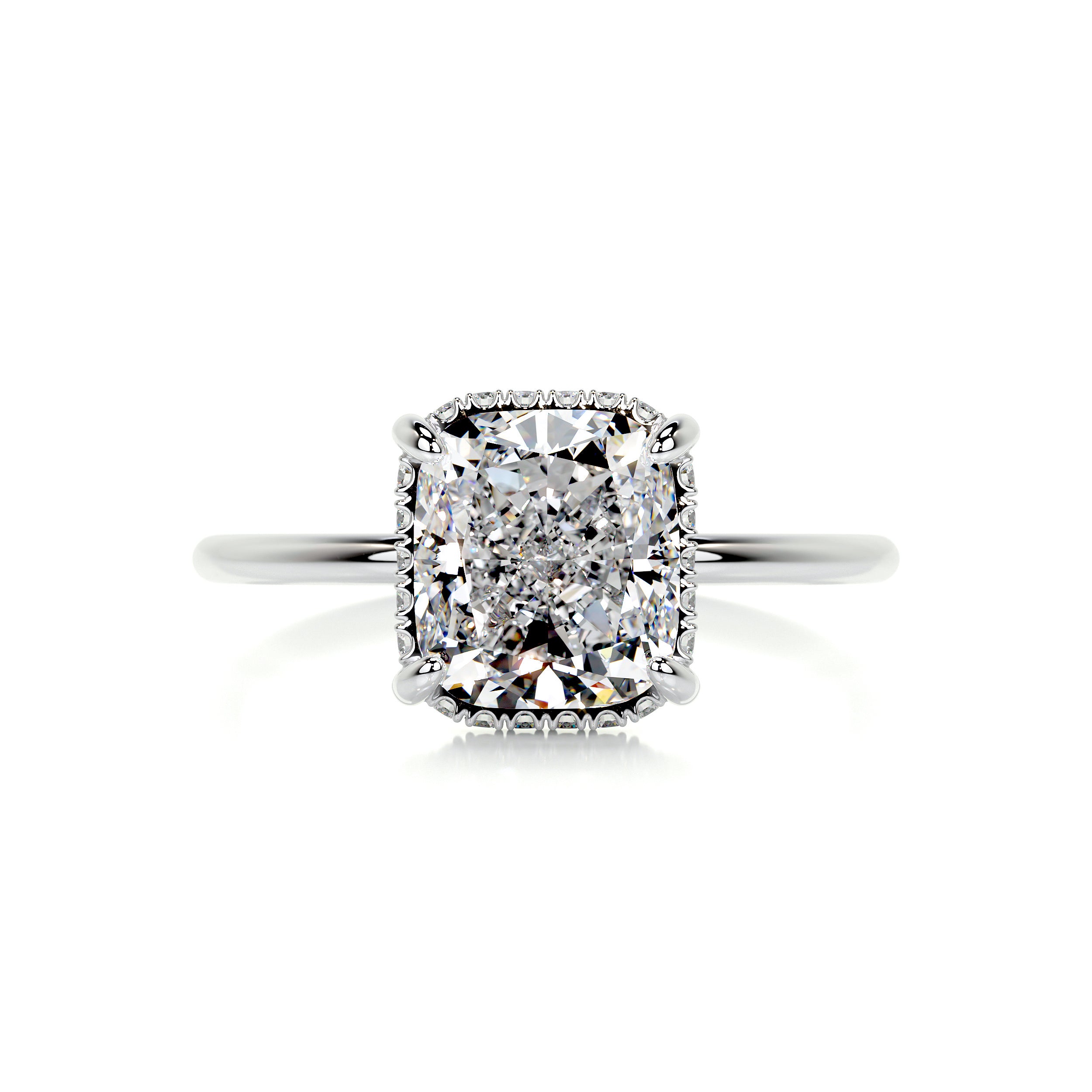 Priscilla Diamond Engagement Ring -14K White Gold、mySite、hinf8tx79