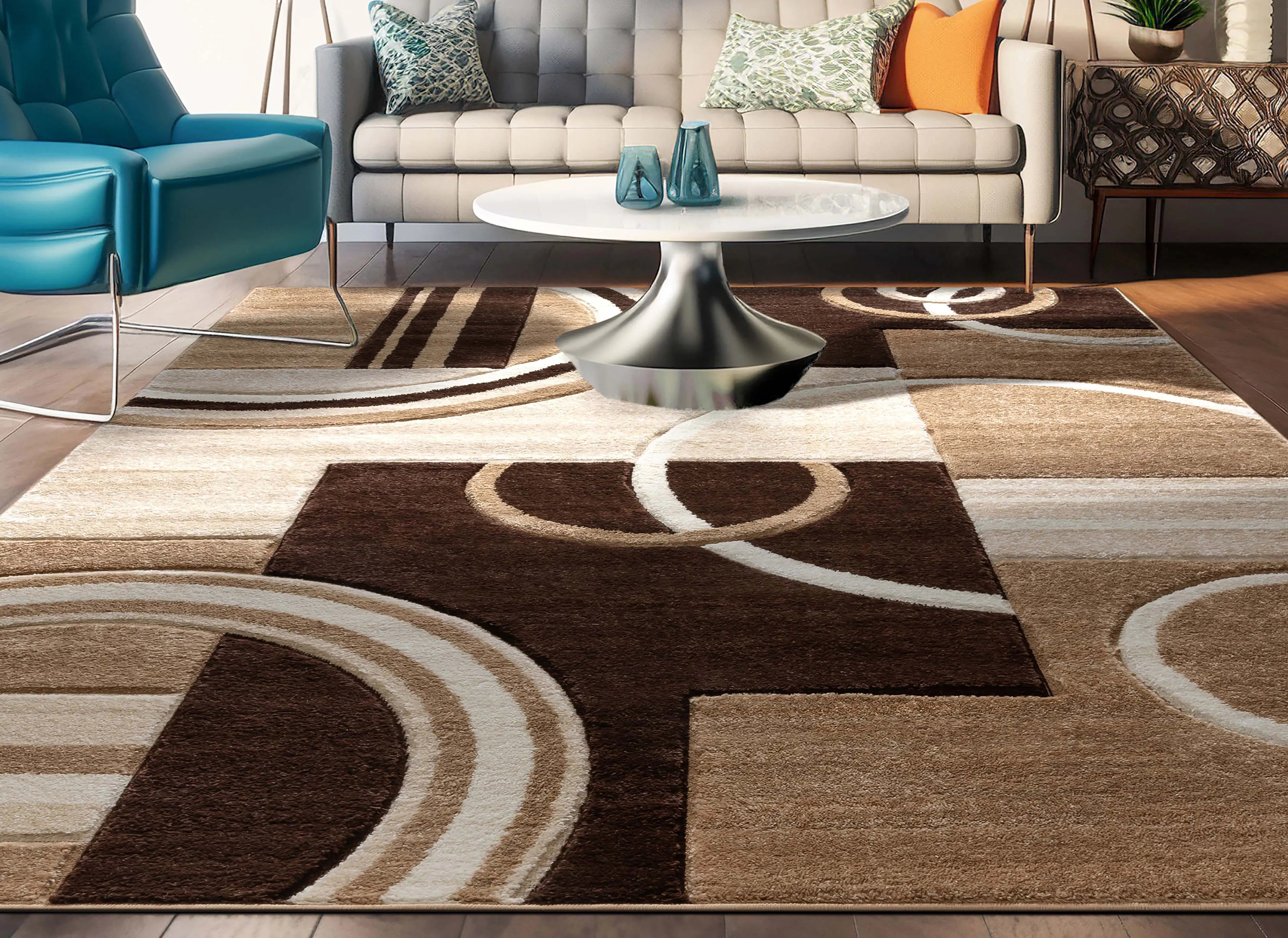 Galaxy Waves Ivory Modern Rug、mySite、gigharbornorthrealestate
