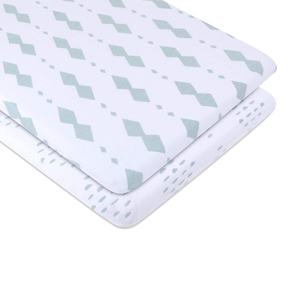  Sage Diamond Crib Sheet Set、mySite、elrpsem3k