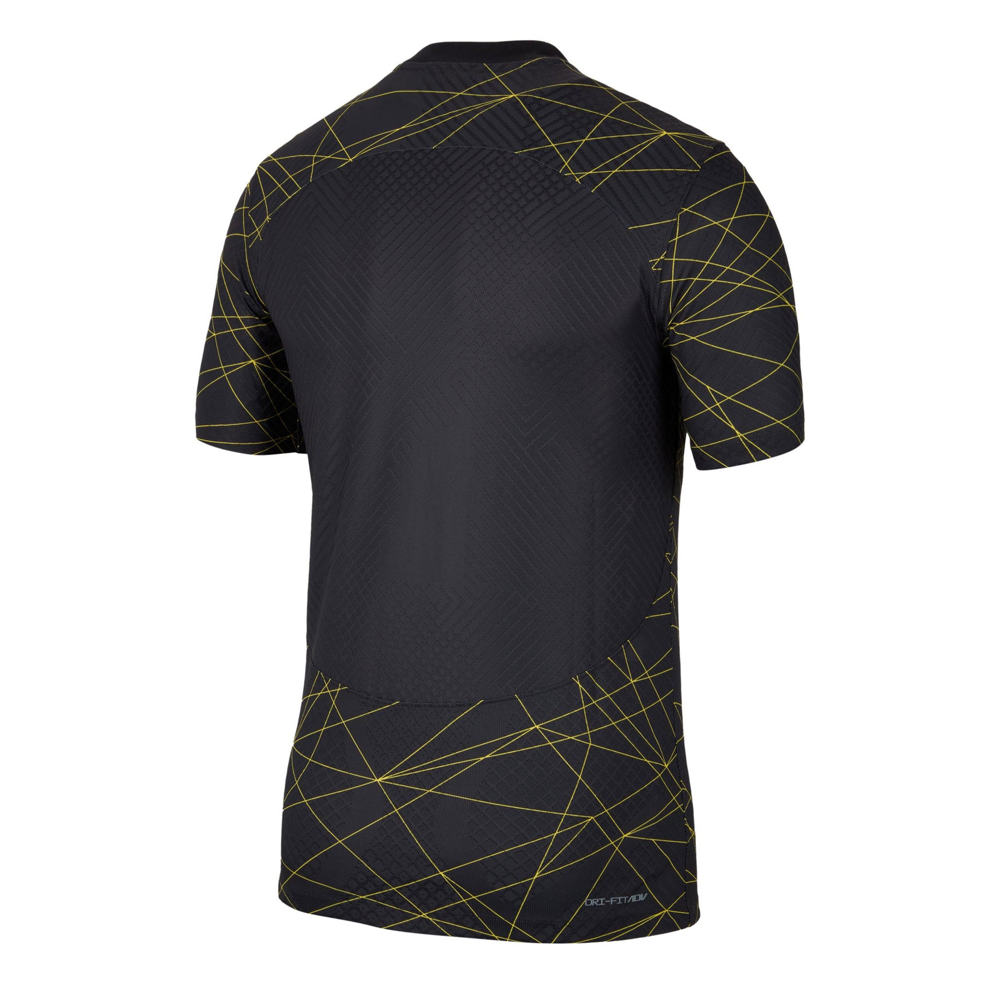Nike Men's PSG 2022/23 Dri-FIT Fourth Jersey Black/Yellow、mySite、noshort