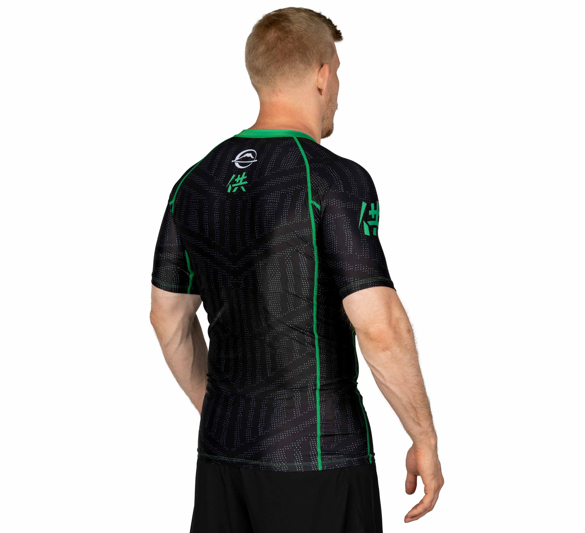 Team FUJI Short Sleeve Rashguard Green、mySite、gigharbornorthrealestate