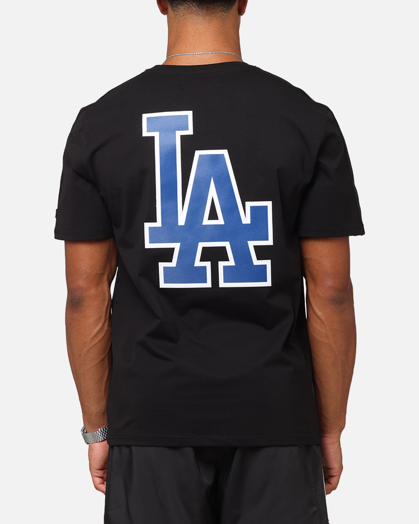 Pro Standard Los Angeles Dodgers Classic Mesh Striped T-Shirt Black、mySite、zt4zffjzw