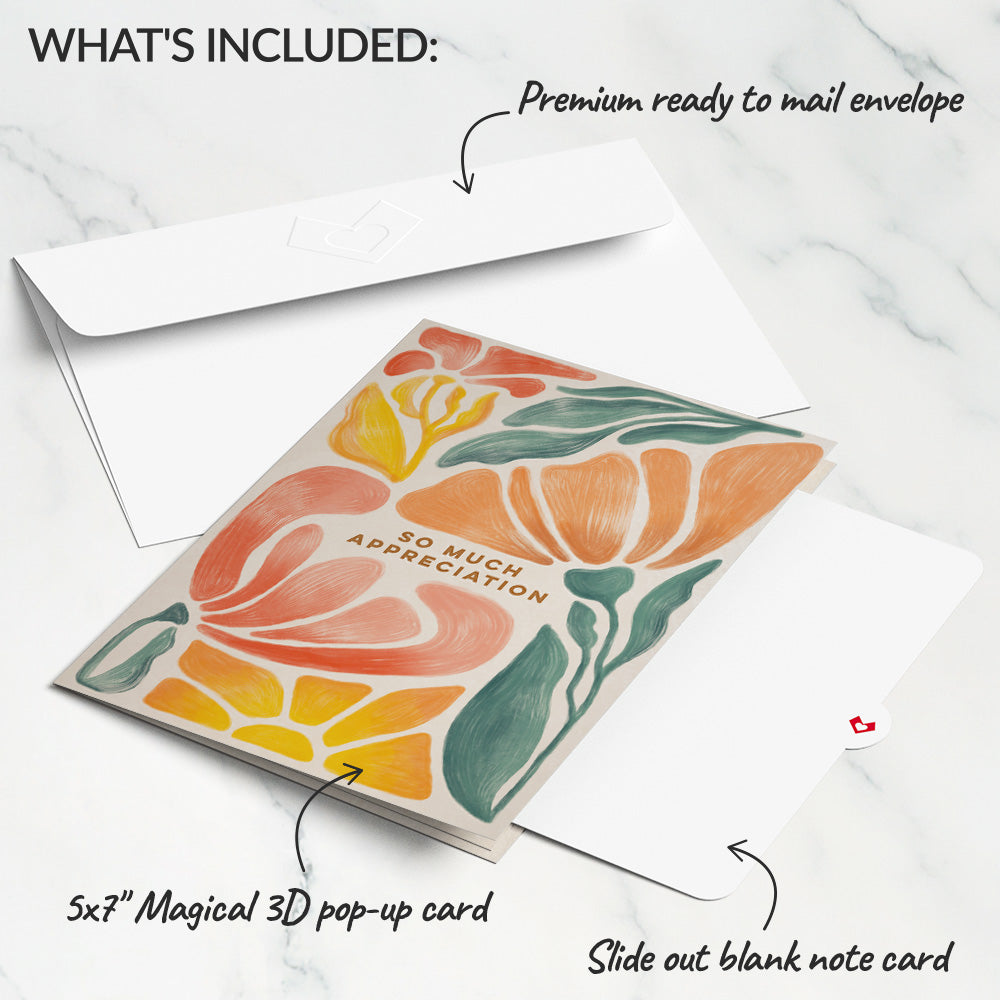 So Much Appreciation Thank You Pop-Up Card、mySite、solidvoid