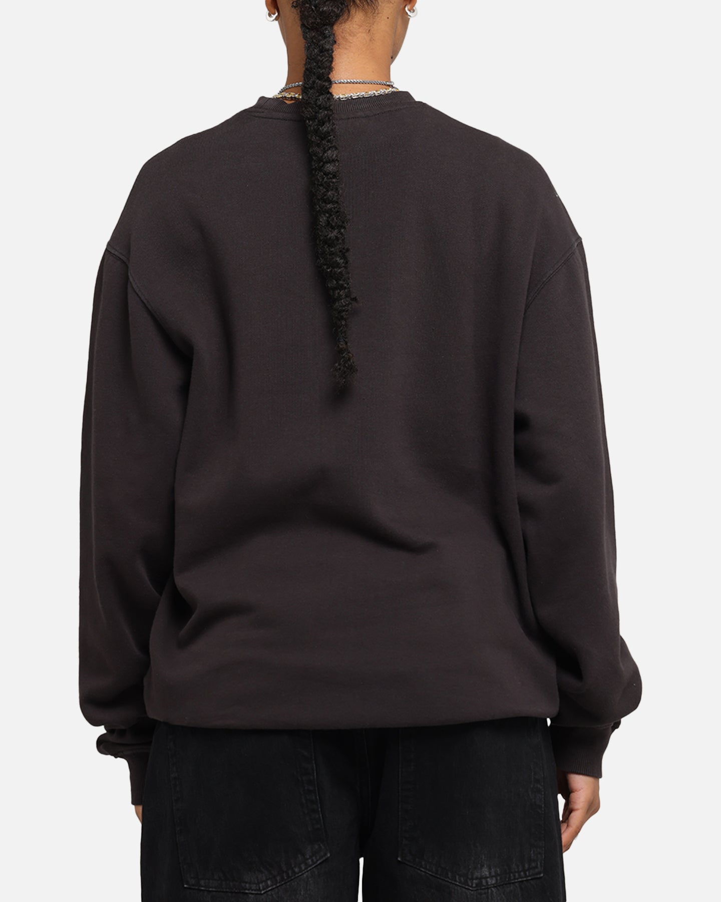 Mitchell & Ness Women's Chicago Bulls Arch Logo Crewneck Overdyed Black、mySite、zt4zffjzw