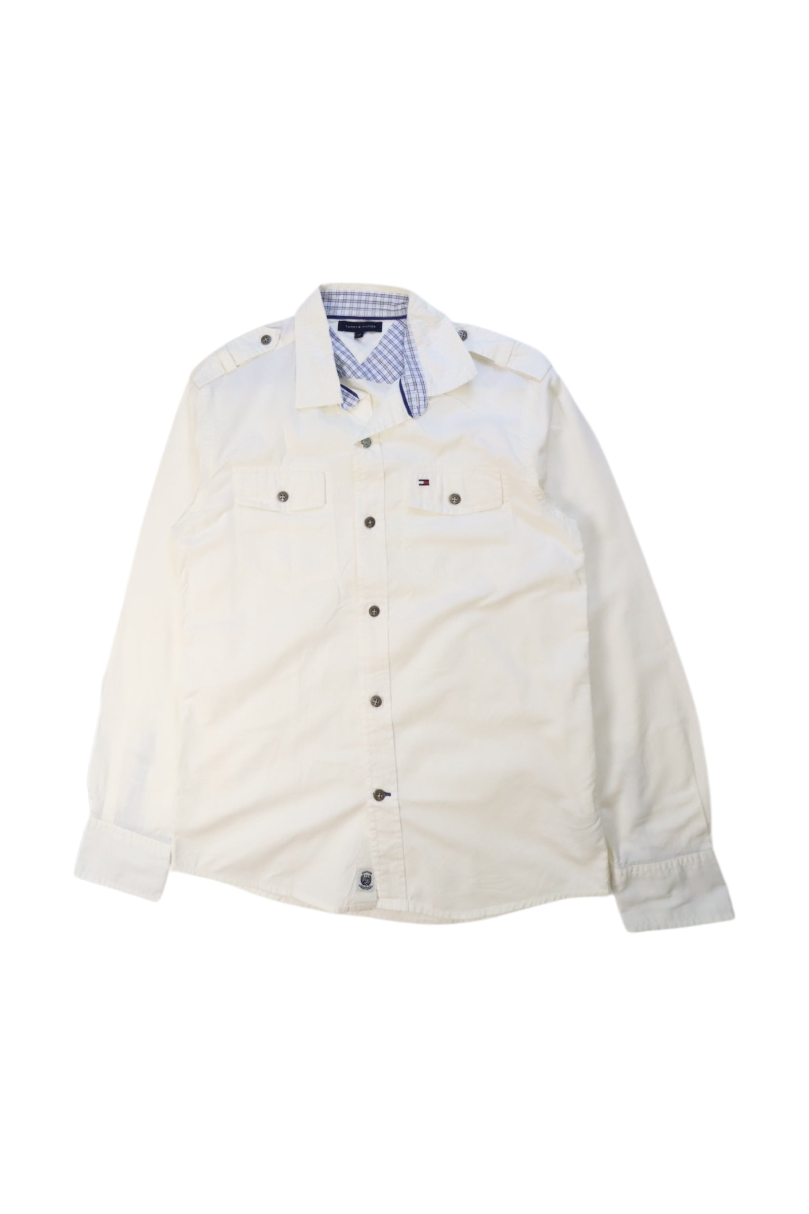 Tommy Hilfiger Button-Down Shirt 12Y、mySite、g9winljtr