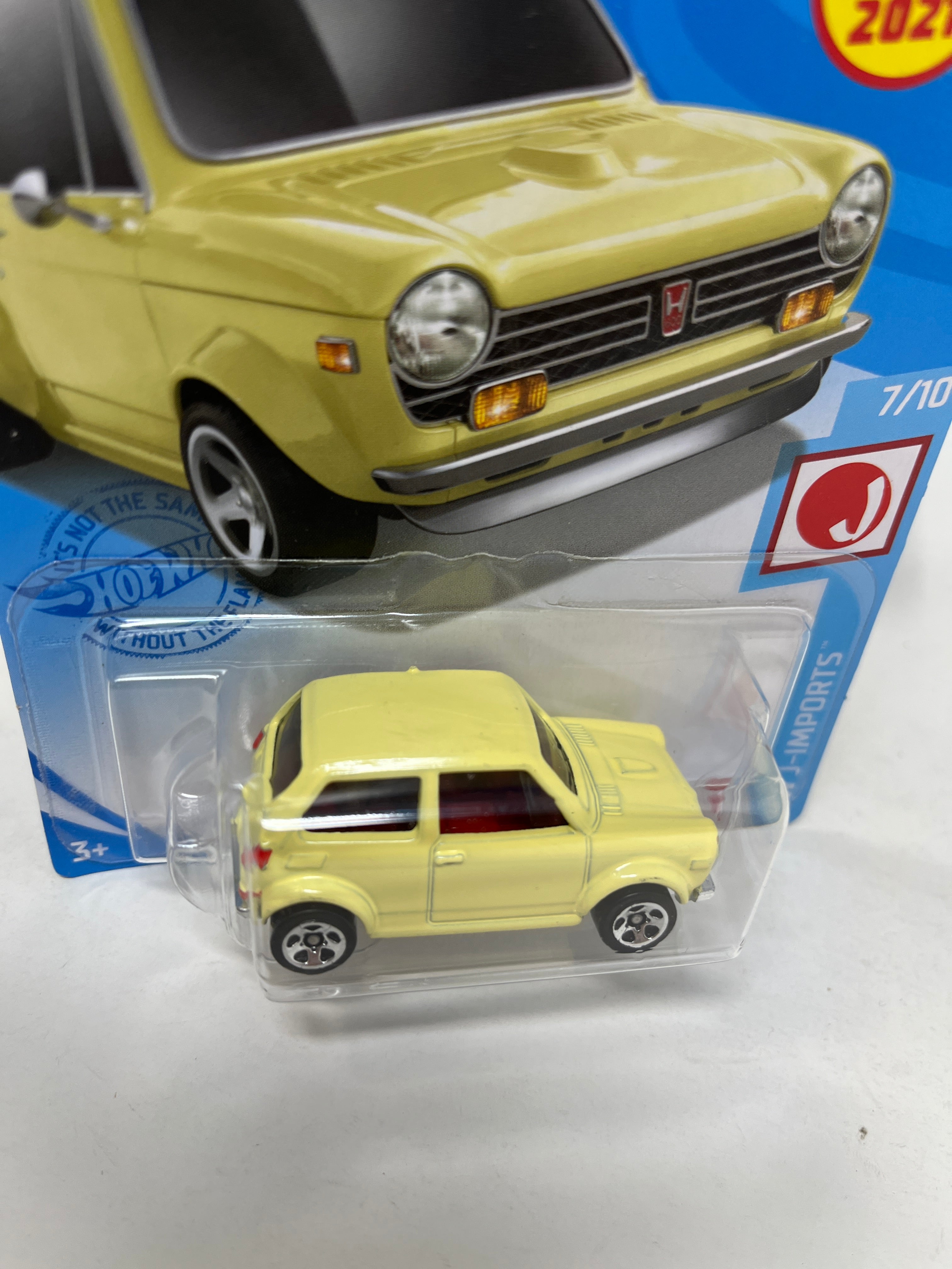 Custom '70 Honda N600 #187 * Yellow * 2021 Hot Wheels Basic、mySite、hgirdovlk