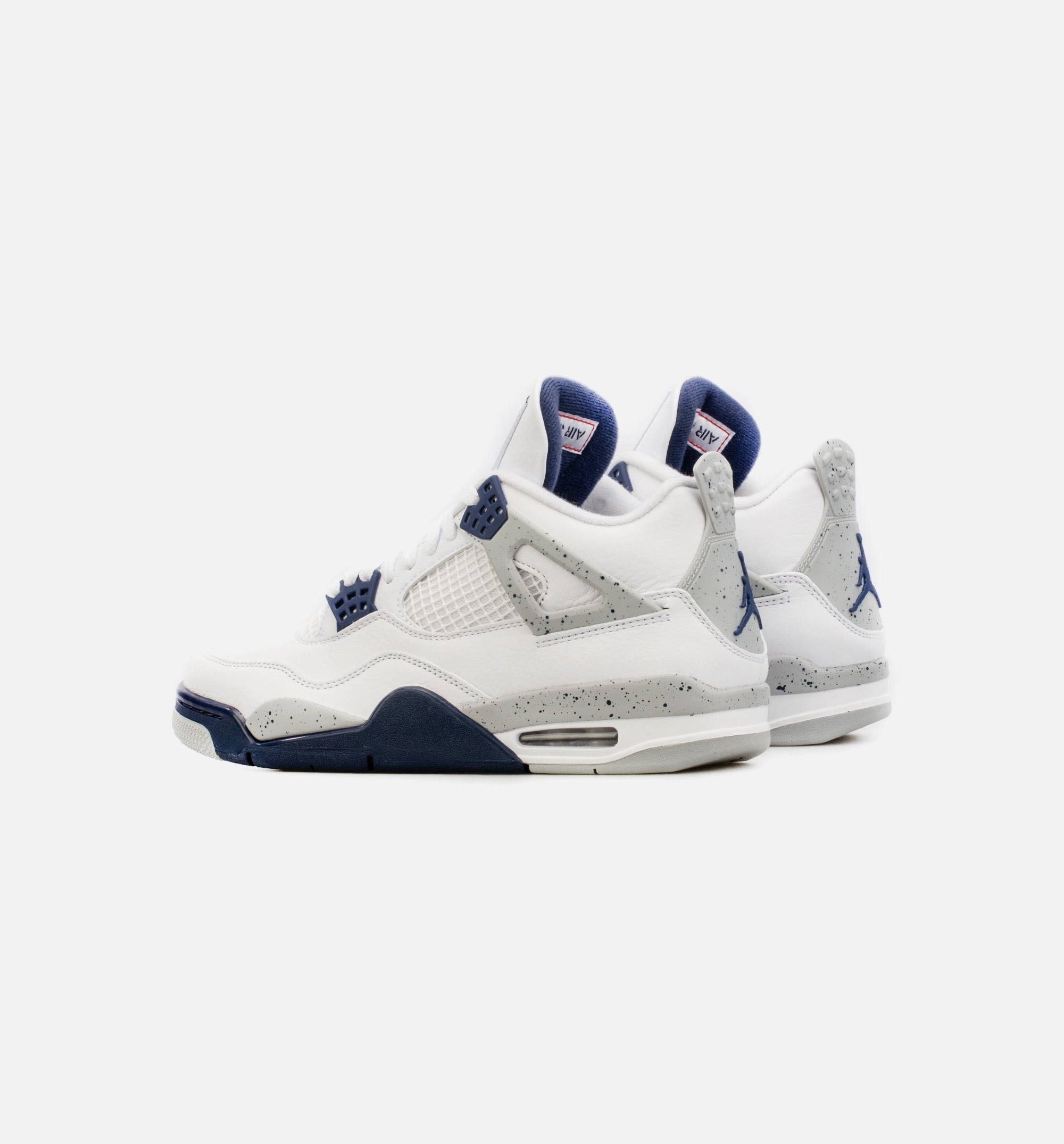Air Jordan 4 Midnight Navy Mens Lifestyle Shoe - White/Blue Limit One Per Customer、mySite、dreamappss