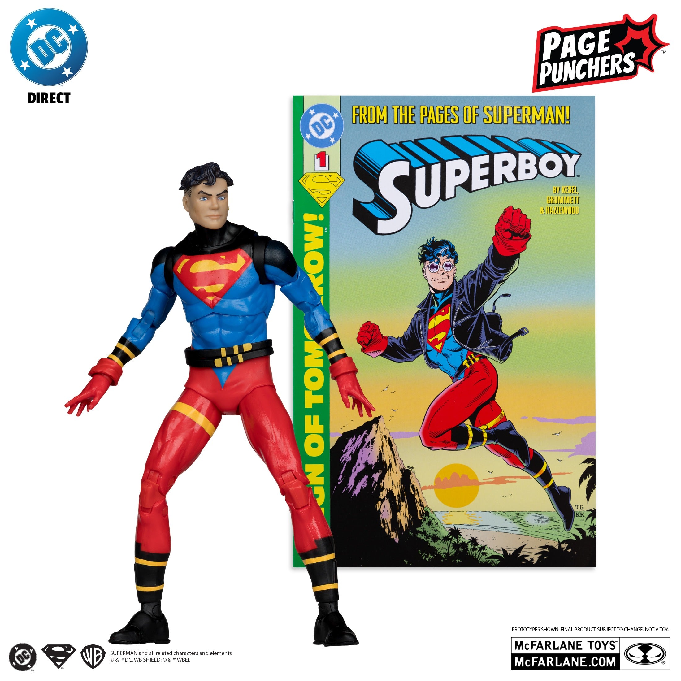 DC Direct Page Punchers Wonder Woman & Superboy SET OF 2、mySite、hgirdovlk