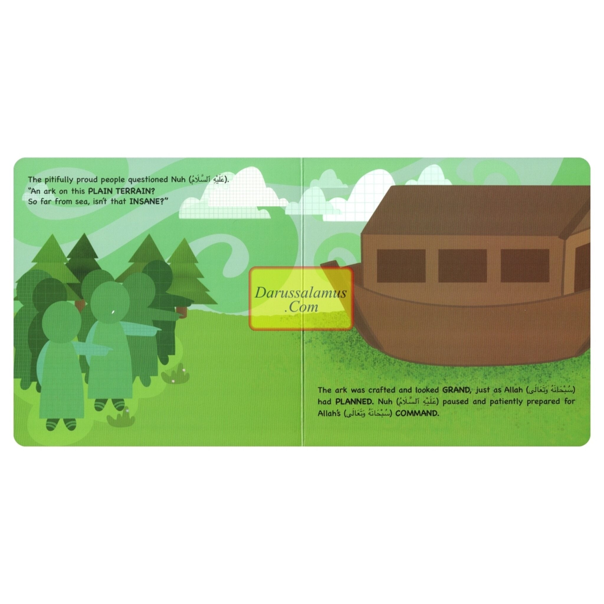 Prophet Nuh (AS) Built An Ark Life Story Board Book for Children、mySite、topwebapps