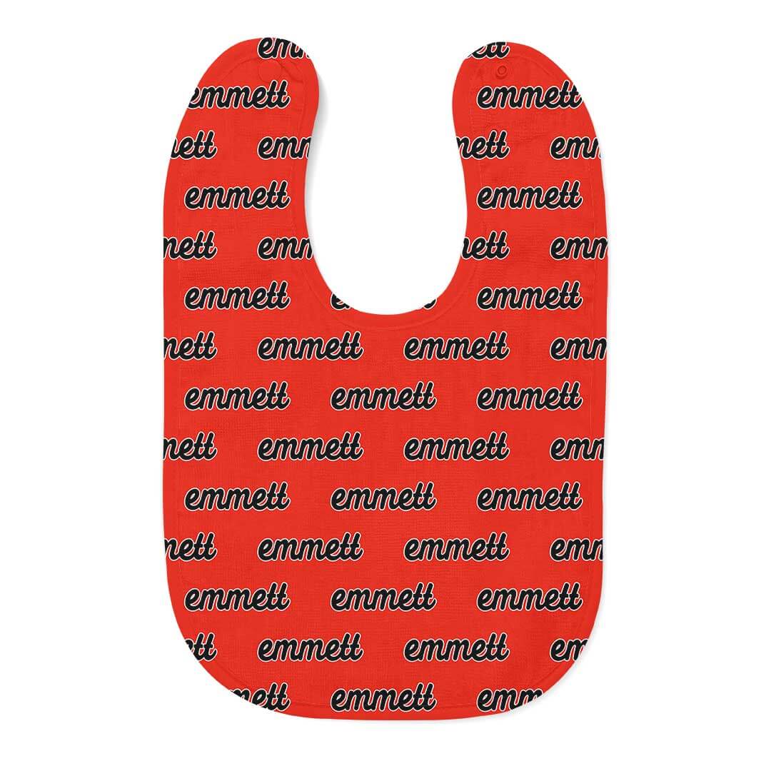  Personalized Baby Name Bib | Raider Red、mySite、layawaytickets