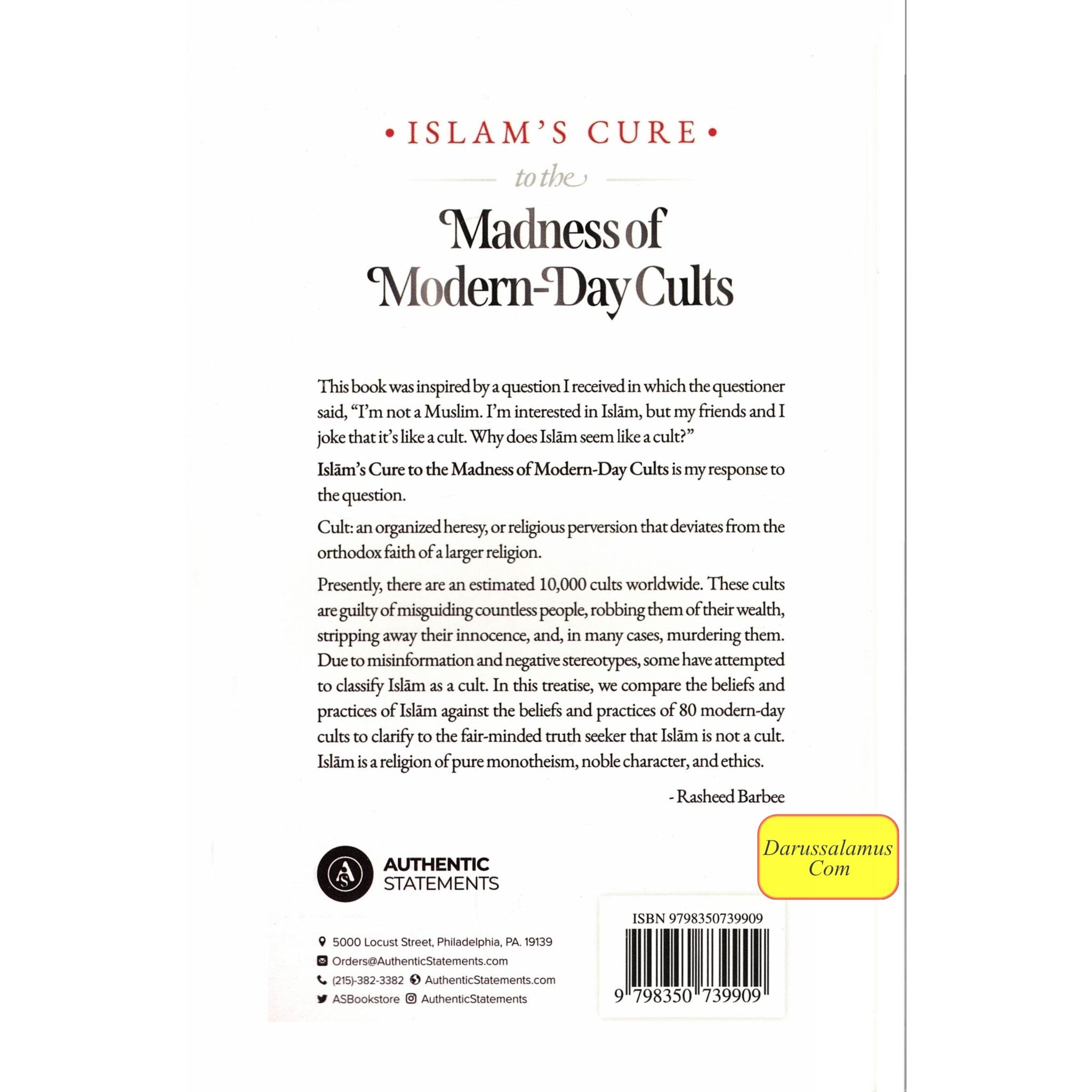 Islam's Cure to the Madness of Modern-Day Cults、mySite、topwebapps