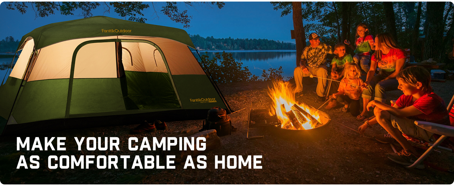MAKE YOUR CAMPING AS COMFORTABLE AS YOUR HOME