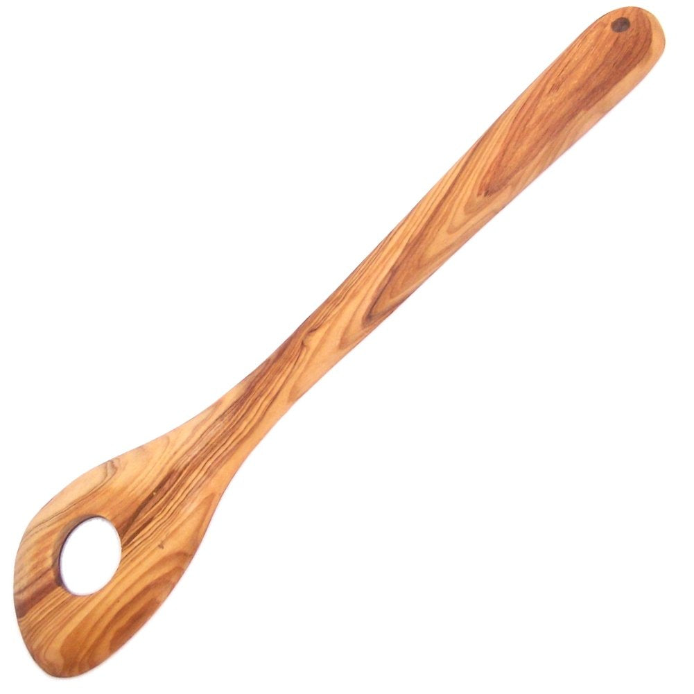  Large Hand Carved Olive Wood Risotto Spoon - (13.5 Inches) - Asfour Outlet Trademark、mySite、elrpsem3k