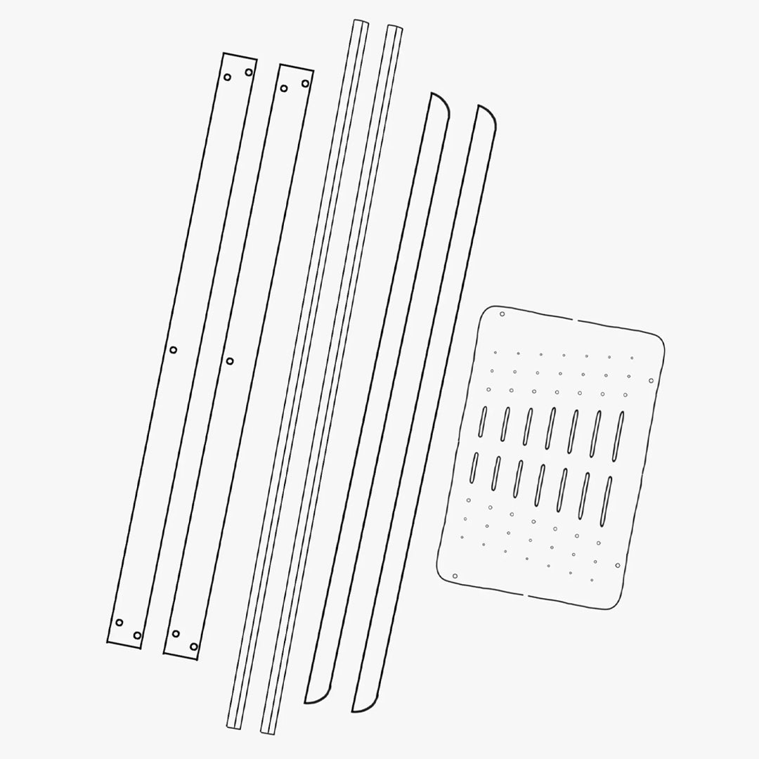  Gaia Baby Hera Junior Bed Extension With Mattress Extension - Natural / Walnut、mySite、merchandisen