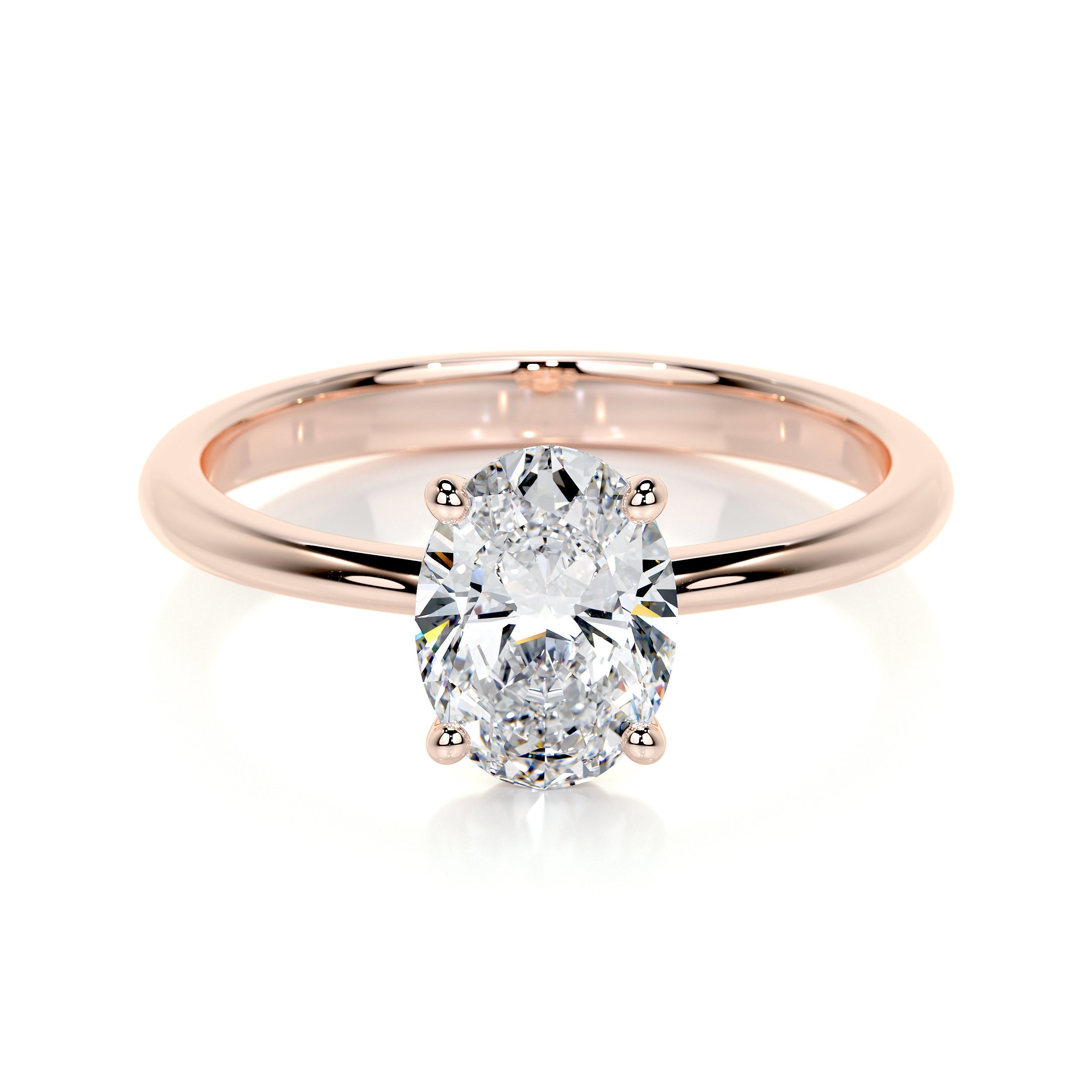 Julia Lab Grown Diamond Ring -14K Rose Gold、mySite、hinf8tx79