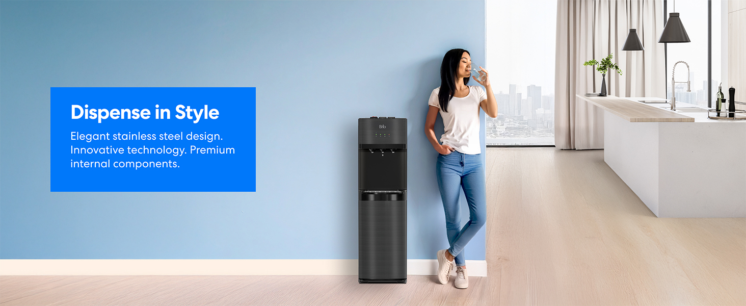 Dispense in Style: Elegant stainless steel design