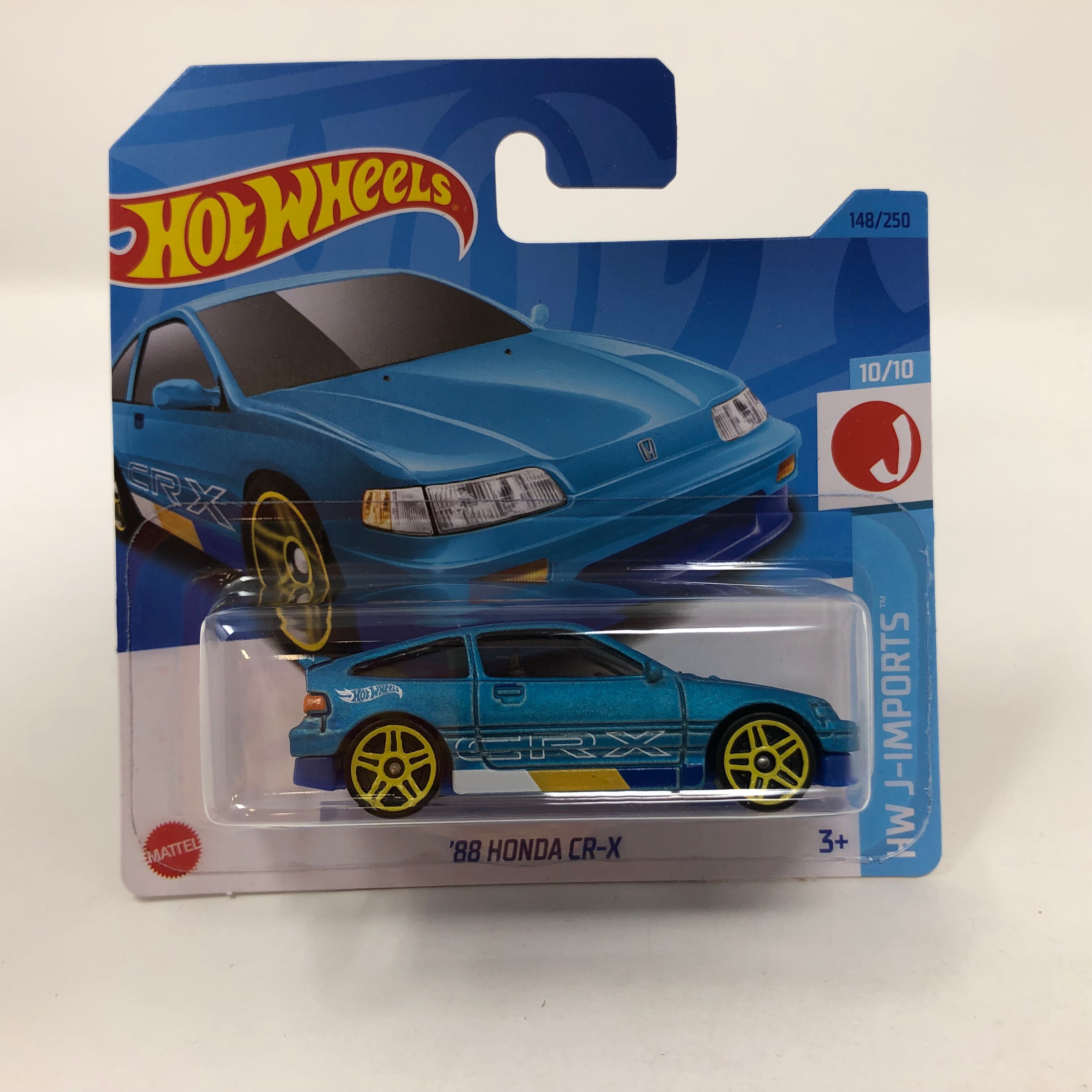 '88 Honda CR-X #148 * Blue * 2023 Hot Wheels Short Card Case P、mySite、hgirdovlk