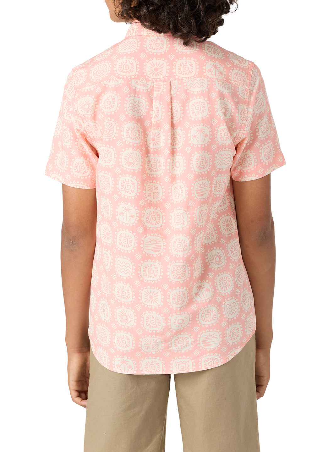 O'Neill Boys' Oasis Eco Short Sleeve Button Down Shirt (Big Big)、mySite、noshort