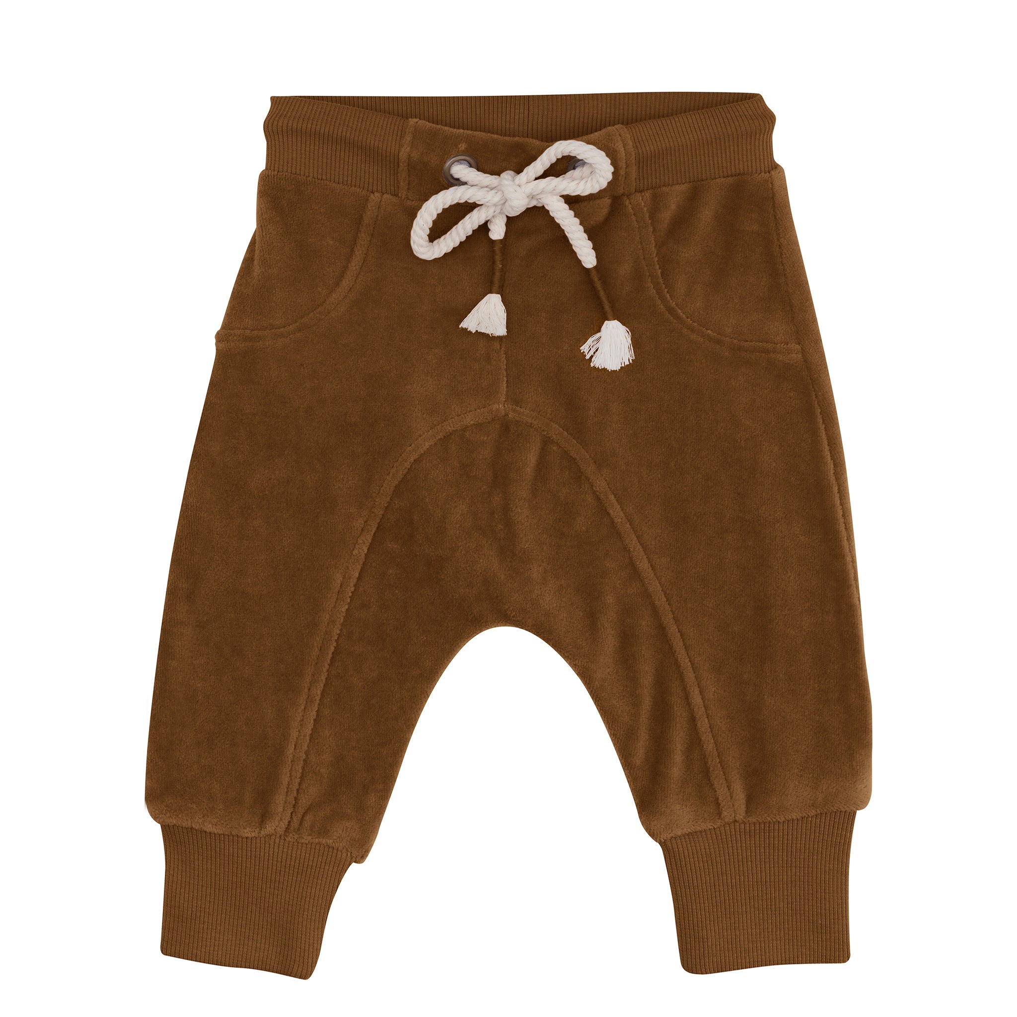 Organic Velour Joggers - Toffee、mySite、g9winljtr