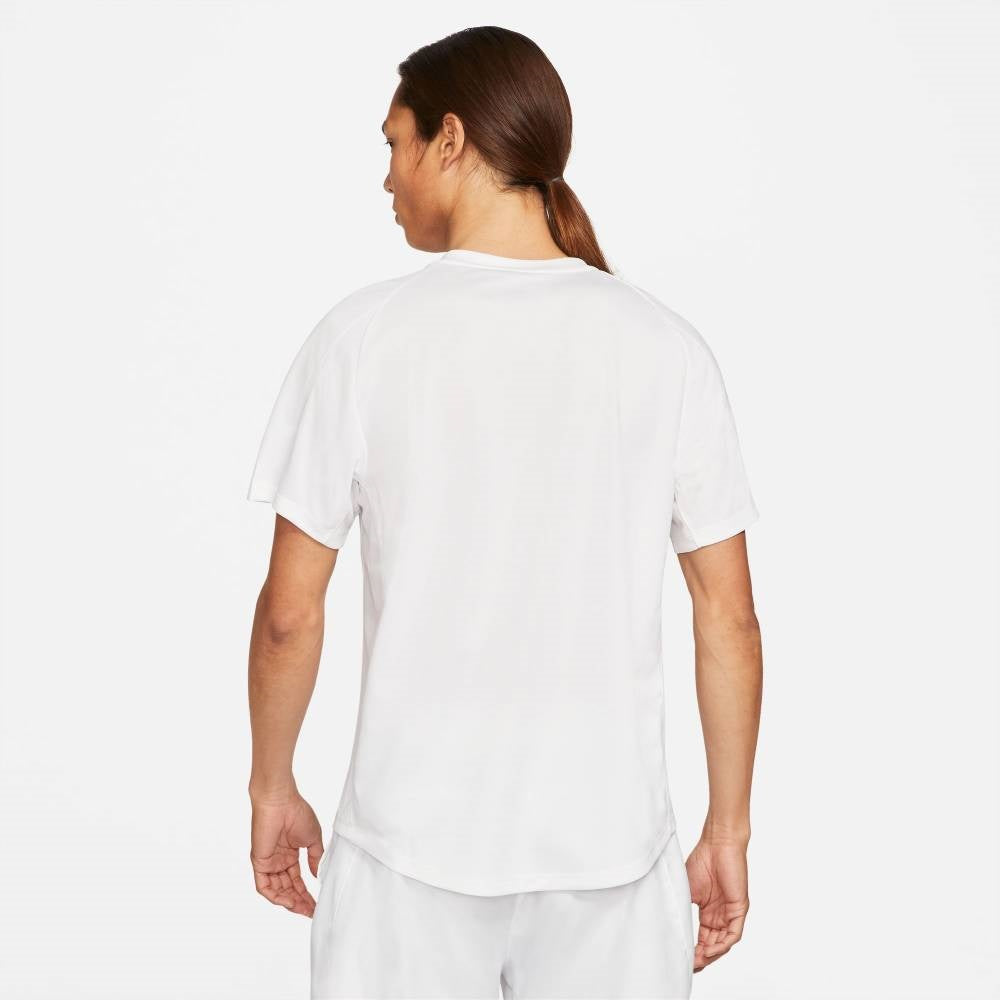 Nike Men's Dri-FIT Victory Top (White/Black)、mySite、neckold