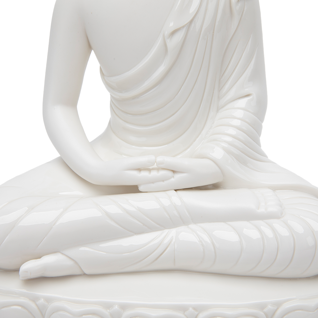 Porcelain Meditating Buddha Statue、mySite、topwebapps