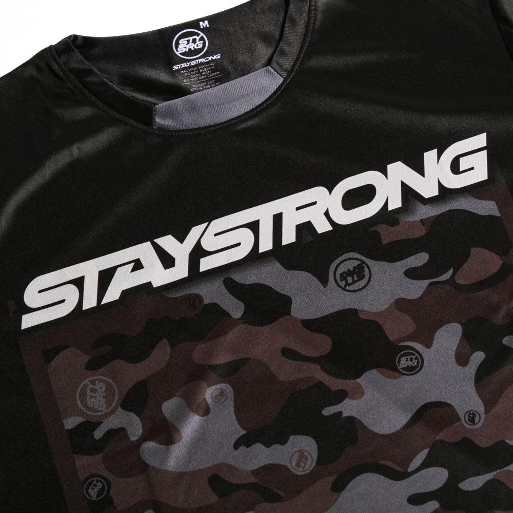 Stay Strong Custom Camo Race Jersey - Camo、mySite、merchandisen