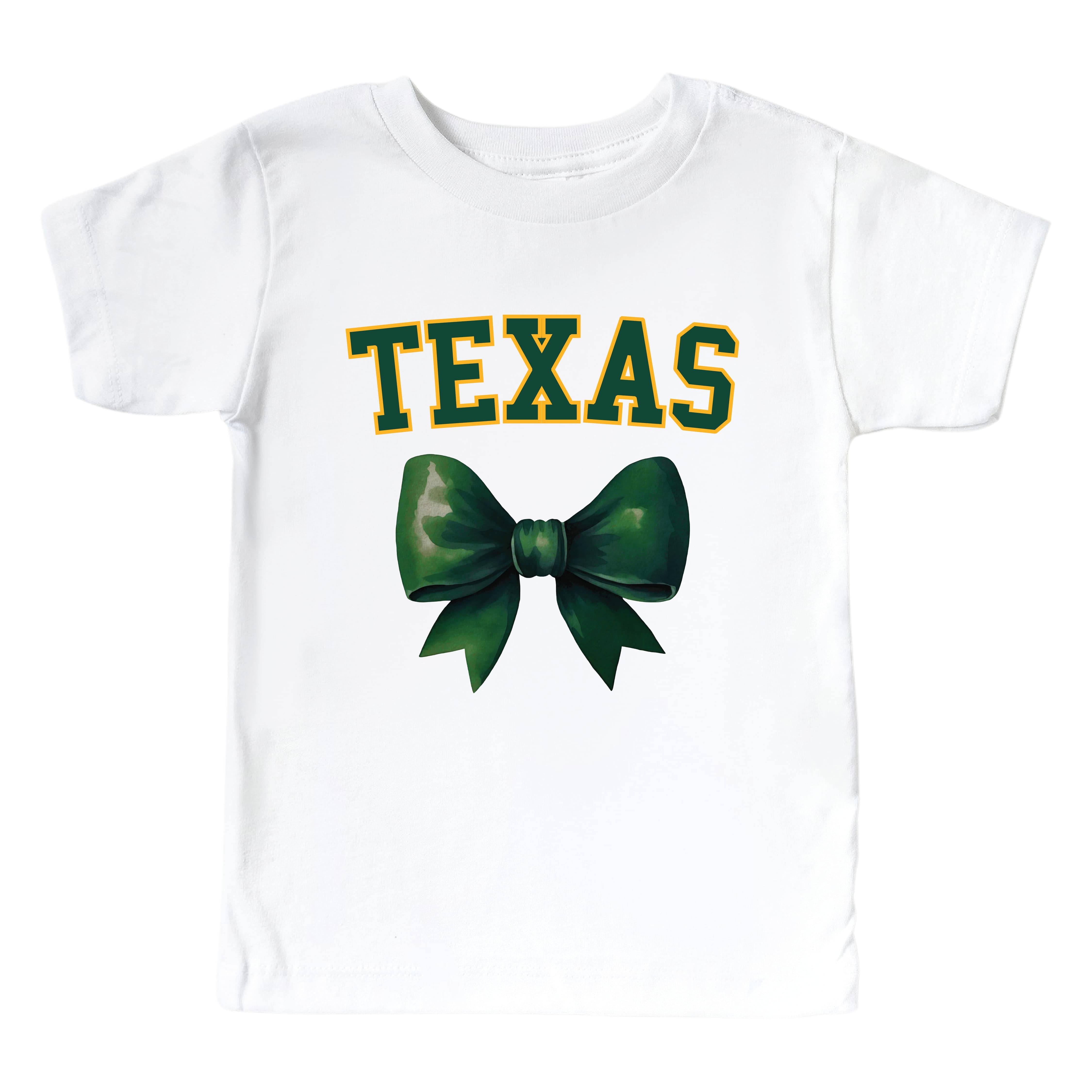  Baylor University | Footballs & Bows Kids Graphic Tee、mySite、layawaytickets