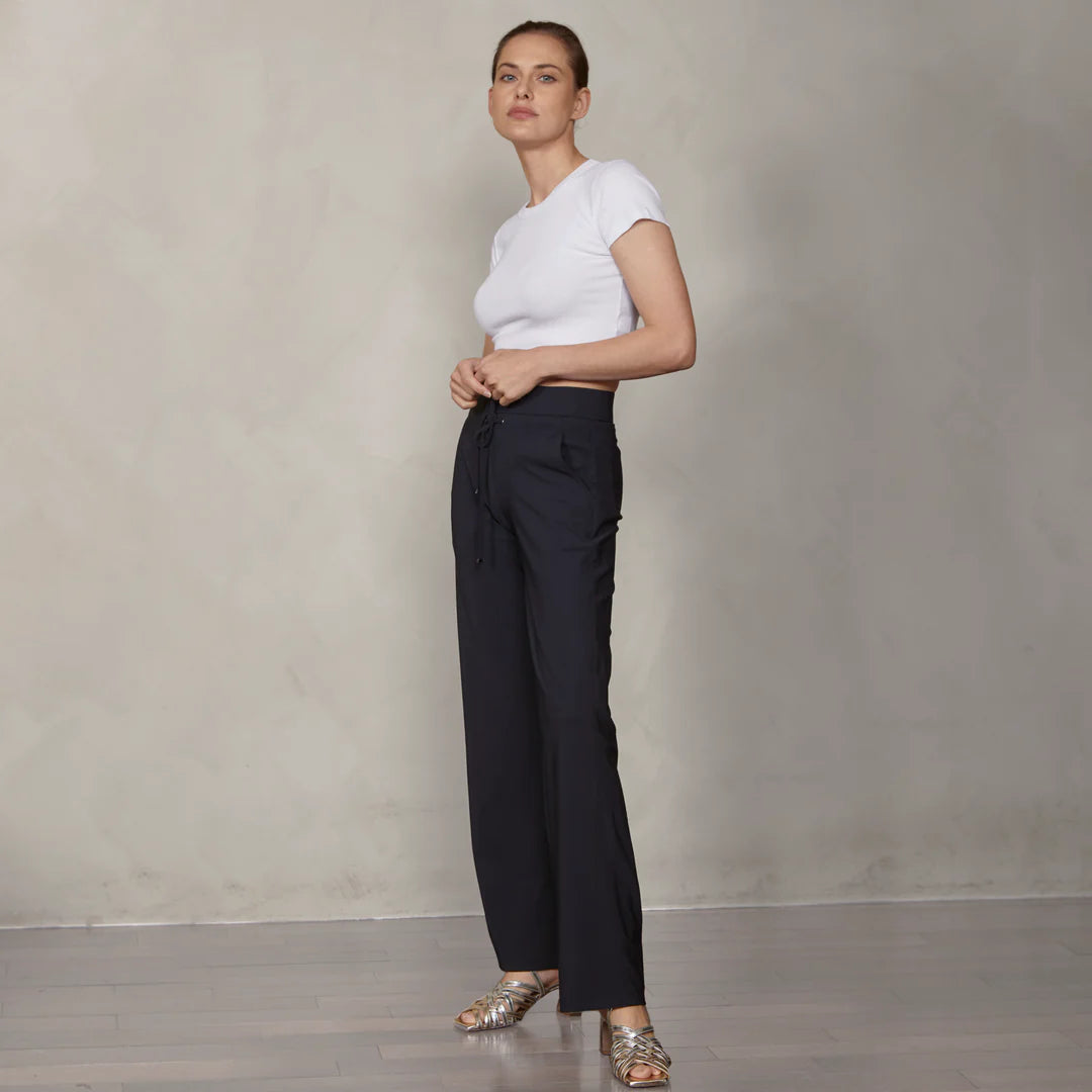 Raffaello Rossi Candice Straight Pant, Marine、mySite、noshort